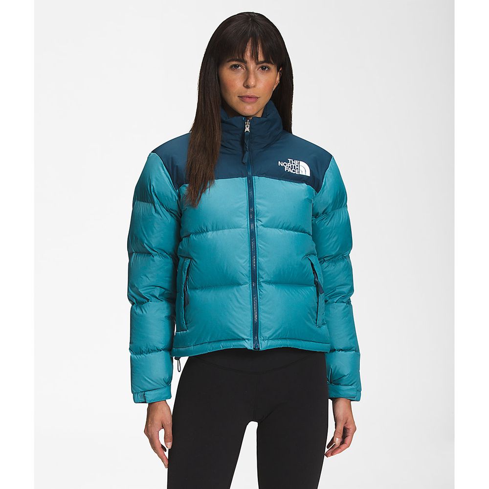 The North Face Nuptse Jacket Womens Australia - The North Face 1996 Retro Blue Mountain (INM-723049)